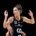 Karin Burger of the Tactix looks on during the ANZ Championship match between Tactix and Steel at...