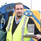 Dunedin Railways health, safety and training manager Donald Ross represented his team in...