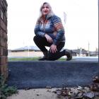 A raised footpath outside Bridgette Beckingham’s property in Argyle St, Mosgiel, may have to be...