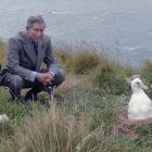 The then Prince Charles at the Royal Albatross Centre at Taiaroa Head during a 2005 visit to...