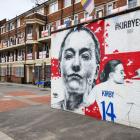 A mural of Lionesses footballer Fran Kirby at Kirby Estate in London. PHOTO: GETTY IMAGES