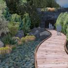 An artist’s drawing of the proposed entrance to an "Eco-Cave" in Queenstown, mooted as New...