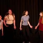 Cast members in the upcoming Globe Youth production Break a Leg (from left) Jasmine McPherson,...