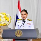 Paetongtarn Shinawatra speaks after receiving a royal endorsement to become the 31st prime...
