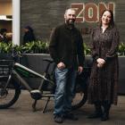 KiwiHarvest Queenstown branch manager Gary Hough pictured with airport sustainability and...