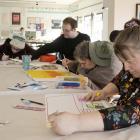 Studio2 artists (from left) Chardonnay Kyle, Cody Marshall, Malanie  Skipper and Vanessa Murphy...