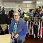 Roxburgh Thrift Shop committee president Lorraine Hansen celebrates the committee’s $17,000...