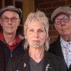 John Dodd, left, Donna Dean and John Egenes play the Dunedin Folk Club next weekend. Photo: supplied