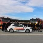 Highlands staff and Central Otago emergency services were championing road safety with free...