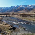 The Manuherikia head waters beneath the Hawkdun Range. PHOTO: STEPHEN JAQUIERY