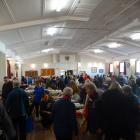 Crafters filled the Scottish Hall last weekend for the annual Oamaru Altrusa Fabric Bazaar. PHOTO...
