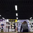 Judge Maddie Ford takes a close look at one of the entries to this year’s Aurora Energy Otago...