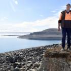 Mackenzie district councillor Scott Aronsen is concerned Lake Pūkaki is so low. PHOTO: STEPHEN...