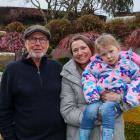 Chantecler co-owner Mike Henry with Plunket garden visit organiser Elessa Impey and Plunket-goer...