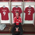 Former Otago Daily Times sports reporter Jeff Cheshire inside the Liverpool dressing room at...