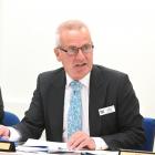 Board chairperson Andrew Simms at a Mosgiel-Taieri Community Board Meeting earlier this year....