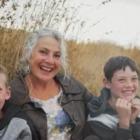 Cora Torr with two of her grandchildren. Photo: Cartwright Creative Imagery