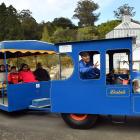 Children’s Recreational Enterprise Support Trust chairman Rodger Barrett taking passengers along...