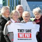Grey Power Otago members (from left) Esha Carville, Jan Idour, Don Millar, Jo Millar and Helen...