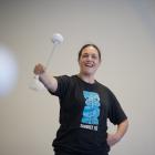 Taurite Tū founder Katrina Bryant swings poi. PHOTO: GERARD O’BRIEN