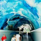 The beautiful walking tunnel that leads from Concha beach to Antiguo. PHOTOS: ALEX HANNAGAN