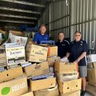 Alexandra Rotary Club members (from left) Mark Willyams, Hugh McIntyre and Kevin MacKenzie are...