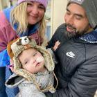 Jenn and Steve Lilo and their son Jonah, nearly 2, of Ettrick, have been helped out by the Teviot...