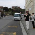 The current bus stop setup, with the 9m no parking zone in between the two stops. PHOTO: BRENDON...