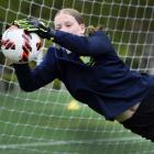 Goalkeeper Megan Waayer represented New Zealand for the first time at the Oceania under-16...