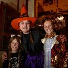 Enjoying a night at the Tuhura Otago Museum last night are (from left) Evelyn, 7, Jen and Alice...