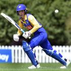 Polly Inglis bats for the Sparks at the University Oval last summer. PHOTO: PETER MCINTOSH