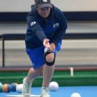 Sarah Scott in action yesterday. Photo: Gregor Richardson