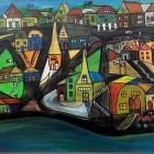 Bright colours feature in this work by OpenArts group chairman Roger Weston, which will be part...