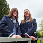 Katherine McArthur (left) and Babet Doherty, both 18, are focused on a film future. PHOTO: SIMON...