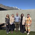 Flanking Colliers’ John Scobie and (second right) Raylene McQueen are Life Education Trust’s ...
