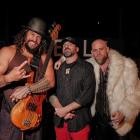 Oof Tatata band members, from left Jason Momoa, Kenny Dale and Mike Hayes. PHOTO: SUPPLIED