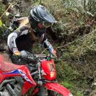 Maureen Stachowicz competing in North Canterbury’s Nutbuster Hard Enduro. PHOTO: SUPPLIED