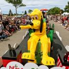 The Christmas Show Parade on Sunday featured 70 floats. Photo: Geoff Sloan