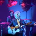 Neil (front) and Elroy Finn perform World Where You Live as part of Crowded House's 2024 Gravity...