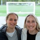 Millie Scott (left) and Georgia Keen have made the most of their opportunities back home in...