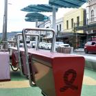 Design costs of a seesaw and canopies in George St, Dunedin, have been criticised as unjustified....