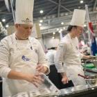 Cameron Davies competes at the Global Chefs Challenge in Singapore recently. He placed eighth....