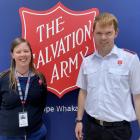 Outgoing Salvation Army leaders Ruth and Andrew Wilson. PHOTO: PHILIP CHANDLER