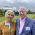 Pauline and Tom Tusher at this week’s function to celebrate Blanket Bay’s 25th birthday. PHOTO:...