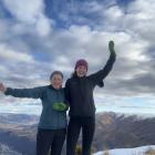 On her birthday in July Jo Booker and her daughter Alex battled up through snow to summit...