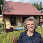Jackie Gillies in front of the Williams Cottage just before stepping down as trust chair last...