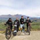 The first recipients of AJ Hackett Bungy New Zealand’s new RISER scholarships are, from left,...
