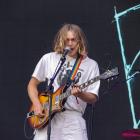 The Beatniks lead vocalist, Sam Charles, is in his element as the band opens the festival. PHOTO:...