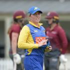 Bella James of the Otago Sparks in action against Northern Districts at the University Oval on...