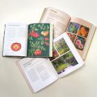 Gardening books (from top down) The Plant Society Design Handbook, Horti Curious and Your Outdoor...